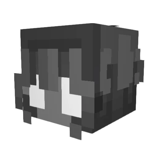 MeadowsOLight Minecraft avatar head, 3D render