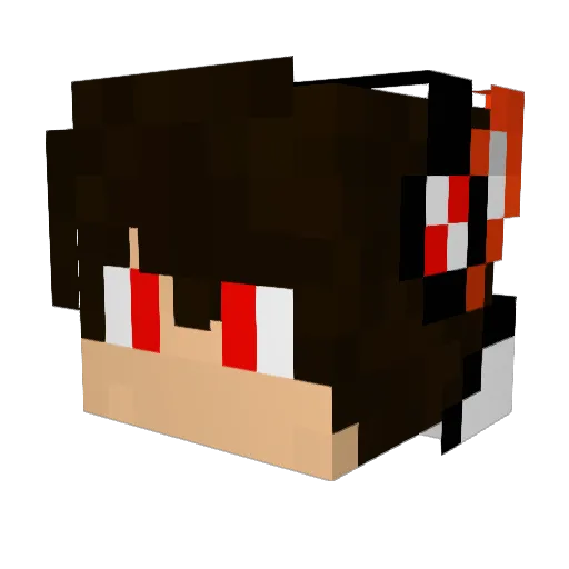 MeanMattyMan Minecraft avatar head, 3D render