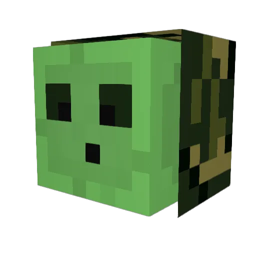 Meant2DoThat Minecraft avatar head, 3D render