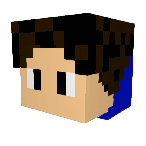 Meapstr Minecraft avatar head, 3D render