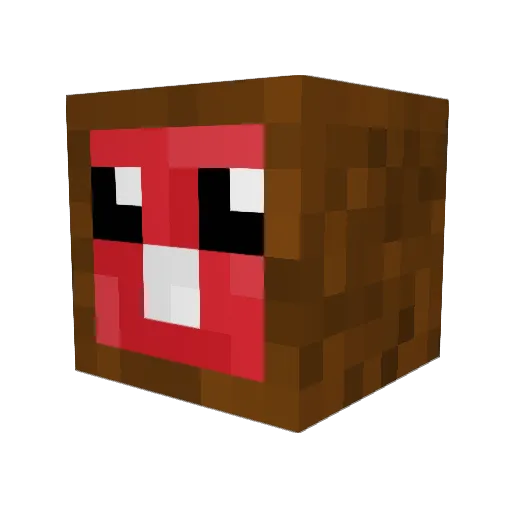 MeatFrog8 Minecraft avatar head, 3D render