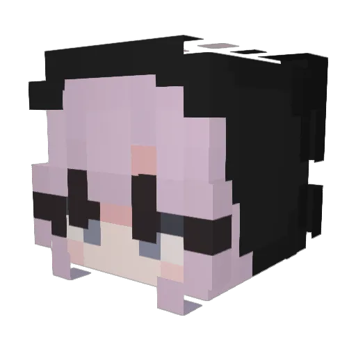 MeatStreak Minecraft avatar head, 3D render