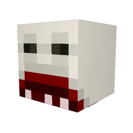 Meat_Missi1e Minecraft avatar head, 3D render