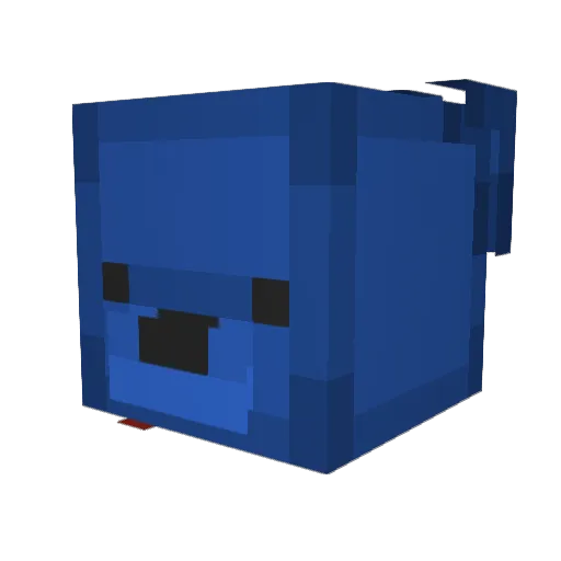 MeatballMarauder Minecraft avatar head, 3D render