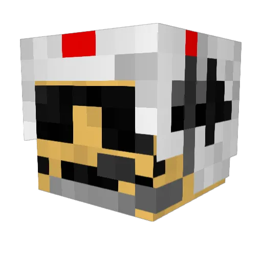 Meatballz2012 Minecraft avatar head, 3D render