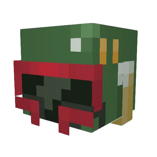 MeatheadJunior Minecraft avatar head, 3D render