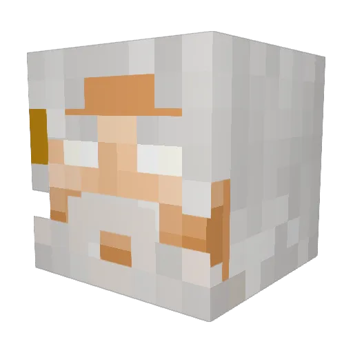 Meatsweat19 Minecraft avatar head, 3D render