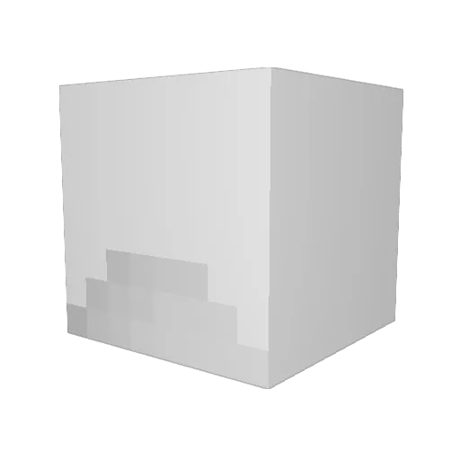 Meaw11 Minecraft avatar head, 3D render