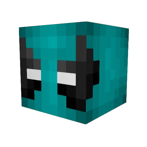 MebeL_ Minecraft avatar head, 3D render