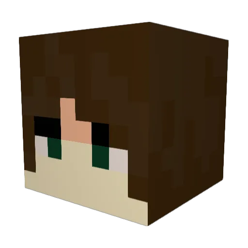 MecSk Minecraft avatar head, 3D render