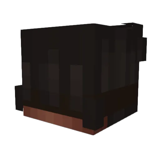 Meca_Pumpikn Minecraft avatar head, 3D render