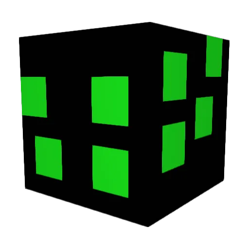 Mecahh13 Minecraft avatar head, 3D render