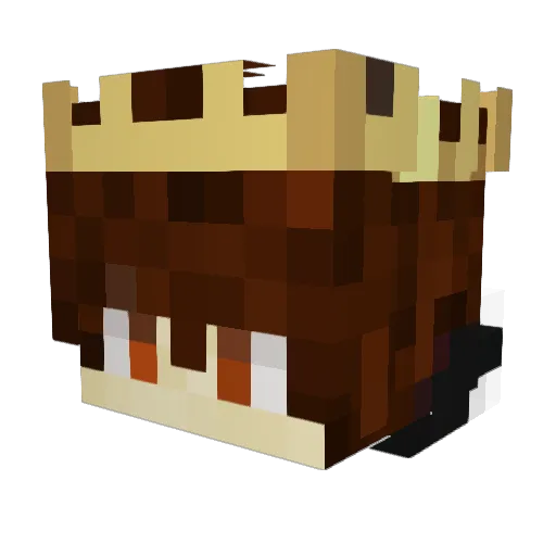 Meccyy Minecraft avatar head, 3D render