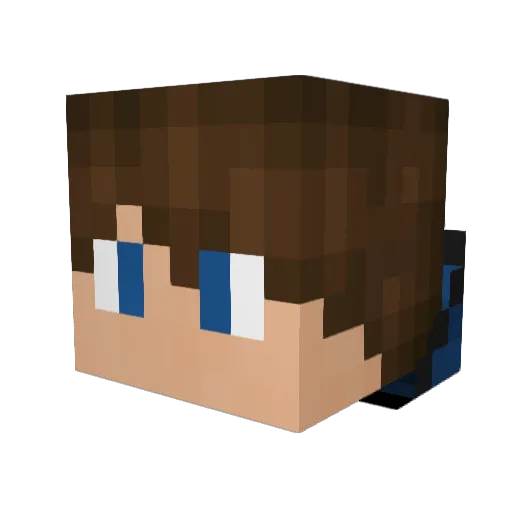 Mech_Jeb Minecraft avatar head, 3D render