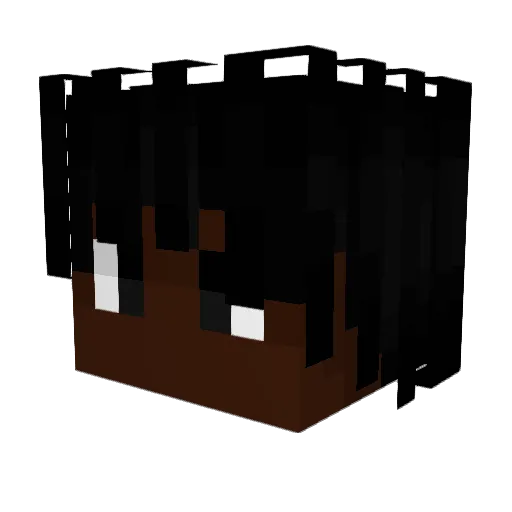 MechaRexXD Minecraft avatar head, 3D render