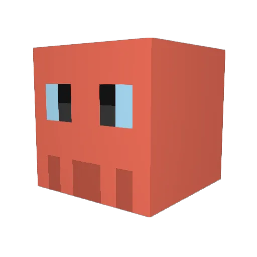 MechaZoidberg Minecraft avatar head, 3D render