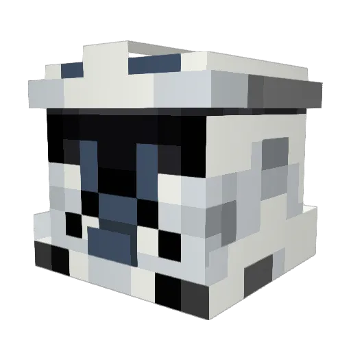 MechanicalH Minecraft avatar head, 3D render