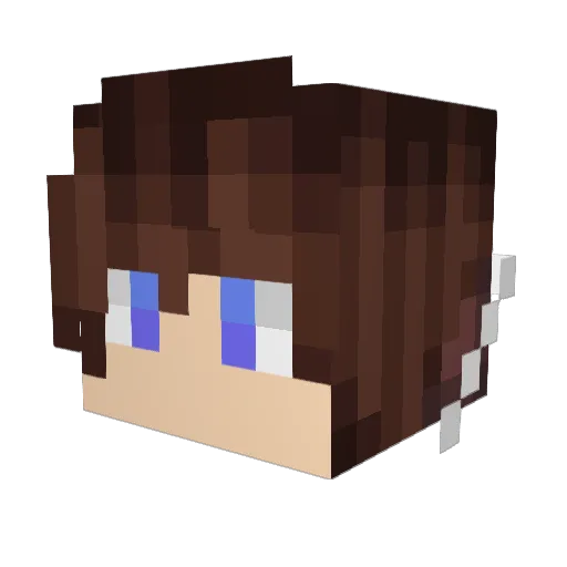 Mechanical_Pig Minecraft avatar head, 3D render