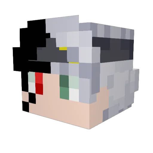 Mechanicalgift Minecraft avatar head, 3D render
