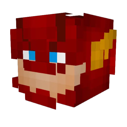 Mecklaven Minecraft avatar head, 3D render