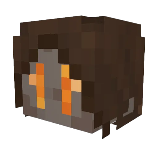 Mectorn Minecraft avatar head, 3D render