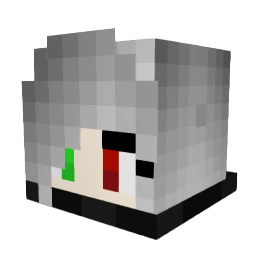 MedaTek Minecraft avatar head, 3D render