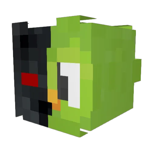 MedarCY Minecraft avatar head, 3D render