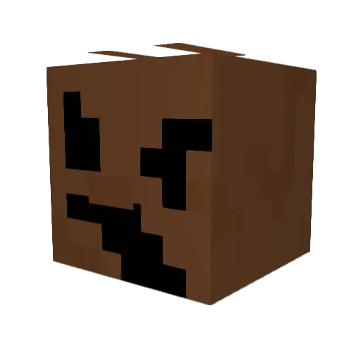 MedhammerCEO Minecraft avatar head, 3D render