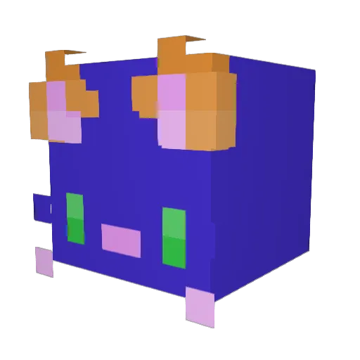 Medi_Mouse Minecraft avatar head, 3D render