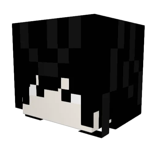 Medi_San Minecraft avatar head, 3D render