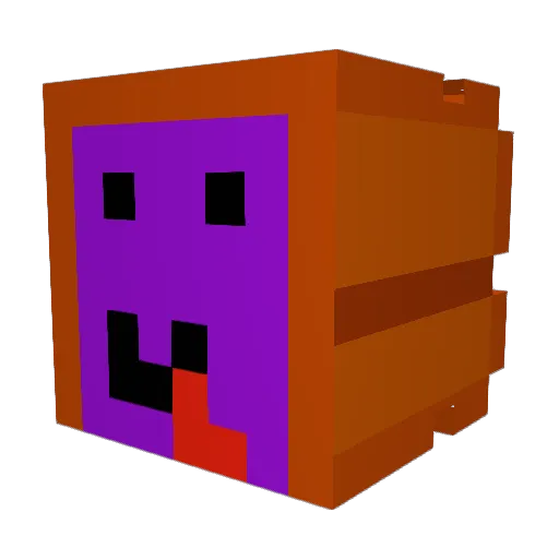 Medianaud Minecraft avatar head, 3D render