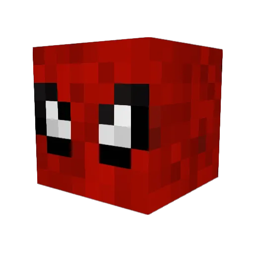 Medienspuernase Minecraft avatar head, 3D render