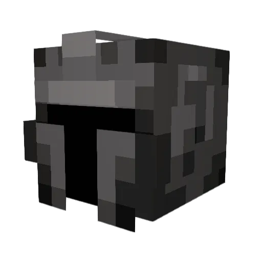 MedievalSock Minecraft avatar head, 3D render