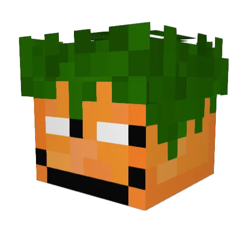 Medievalry Minecraft avatar head, 3D render