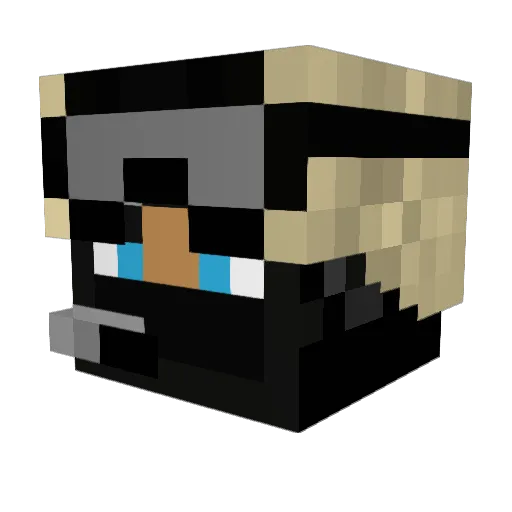 Medievil1403 Minecraft avatar head, 3D render