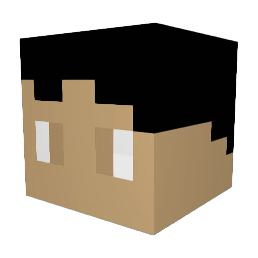 Mediocre999 Minecraft avatar head, 3D render