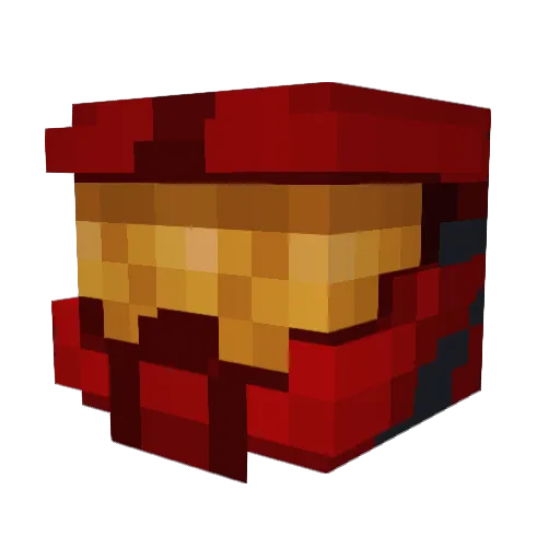 Mediplier Minecraft avatar head, 3D render