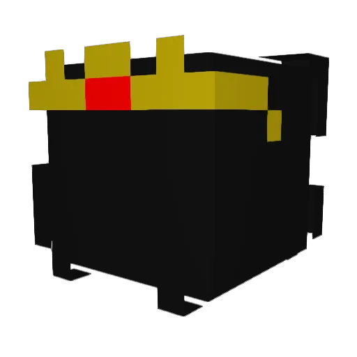 MediumPing Minecraft avatar head, 3D render