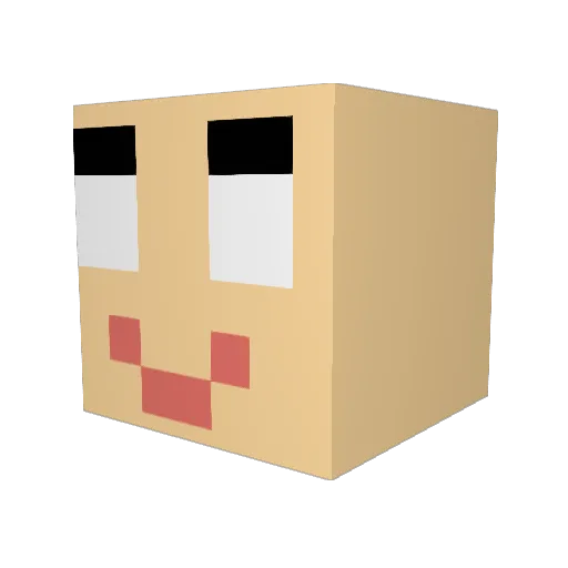 Medkill89 Minecraft avatar head, 3D render
