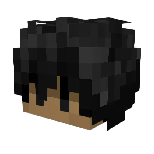 Medklt Minecraft avatar head, 3D render