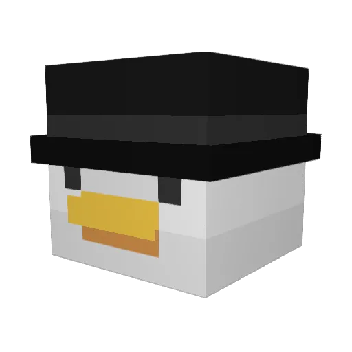 Medlar_ Minecraft avatar head, 3D render