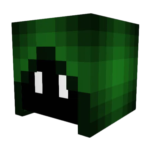 Mednieks Minecraft avatar head, 3D render