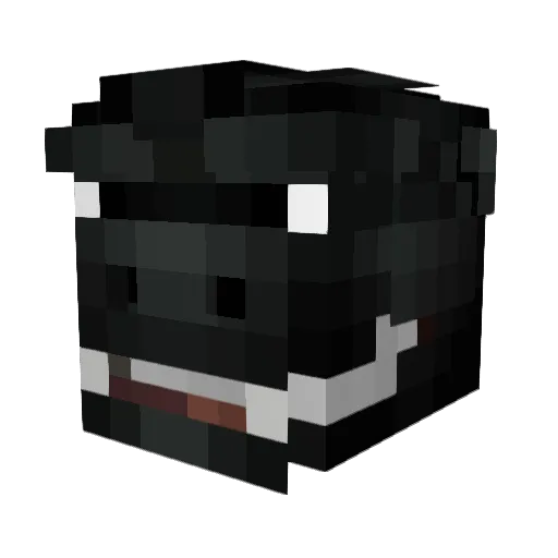 MedusaMJ Minecraft avatar head, 3D render