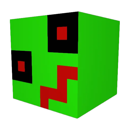 MedvedNaKoksu Minecraft avatar head, 3D render
