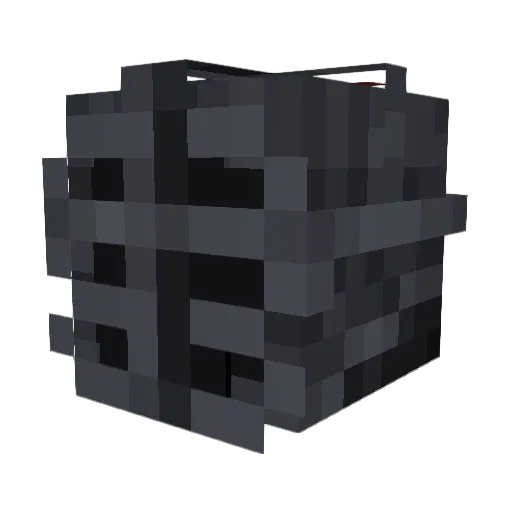 Medyo Minecraft avatar head, 3D render