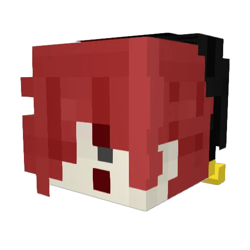 Medz4 Minecraft avatar head, 3D render