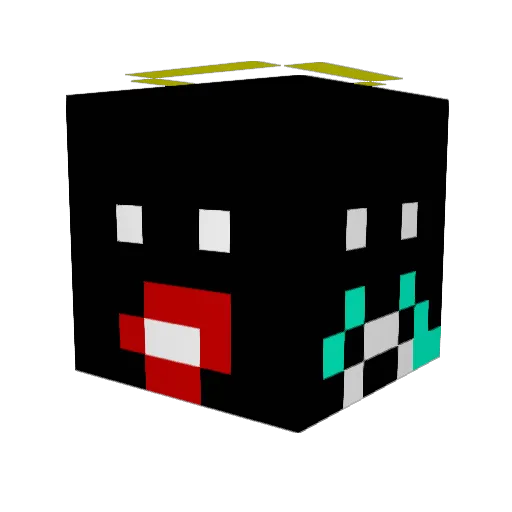 Meechkor Minecraft avatar head, 3D render