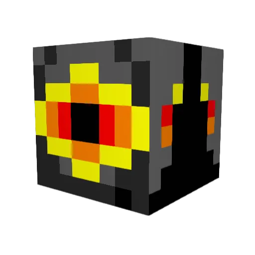 Meegacraft Minecraft avatar head, 3D render