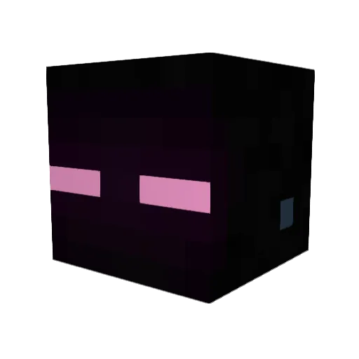 Meehy Minecraft avatar head, 3D render