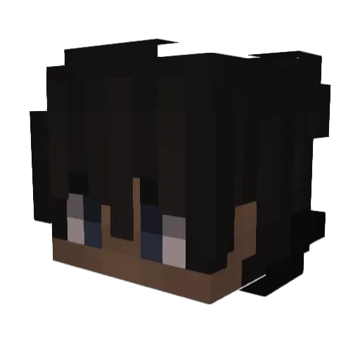 Meejaaa Minecraft avatar head, 3D render